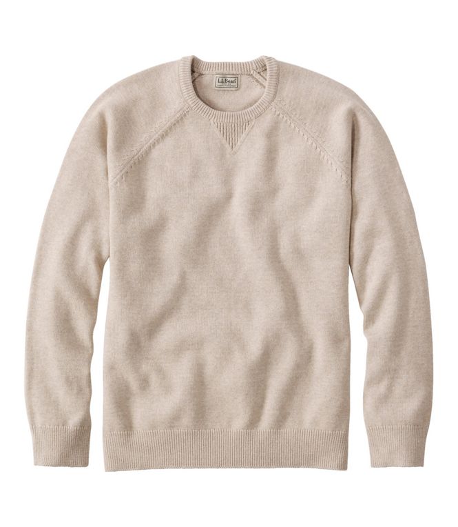 Men's Wicked Soft Cotton/Cashmere Sweater, Crewneck, Regular - Quest Outdoors