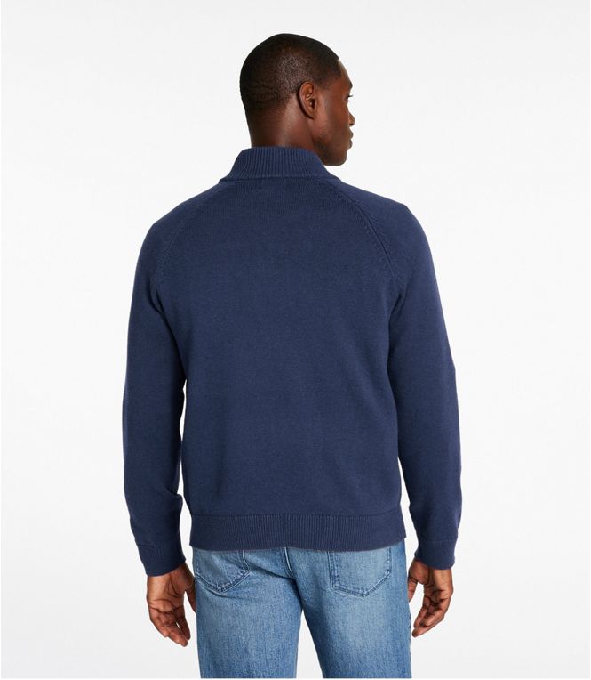 Men's Wicked Soft Cotton/Cashmere Sweater, Quarter - Zip, Regular - Quest Outdoors