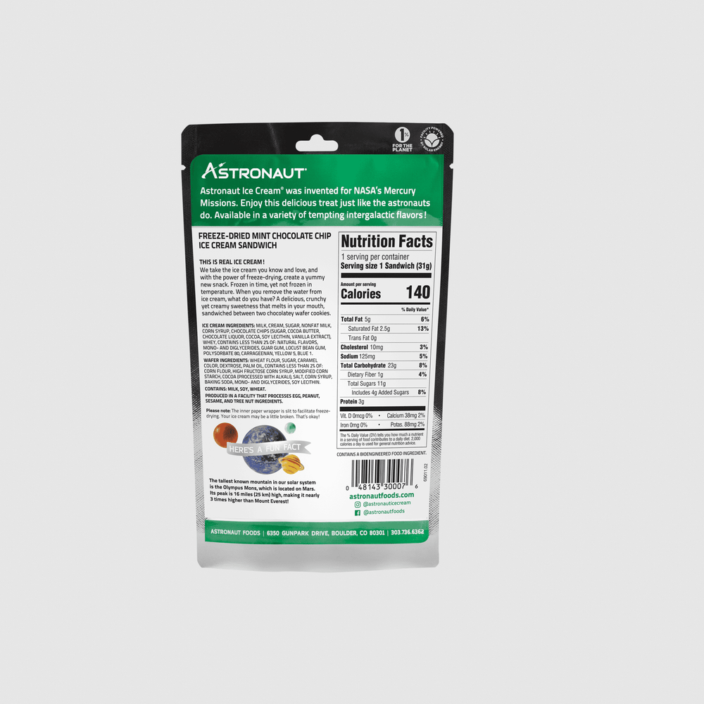 Mint Chocolate Chip Ice Cream Sandwich - Quest Outdoors