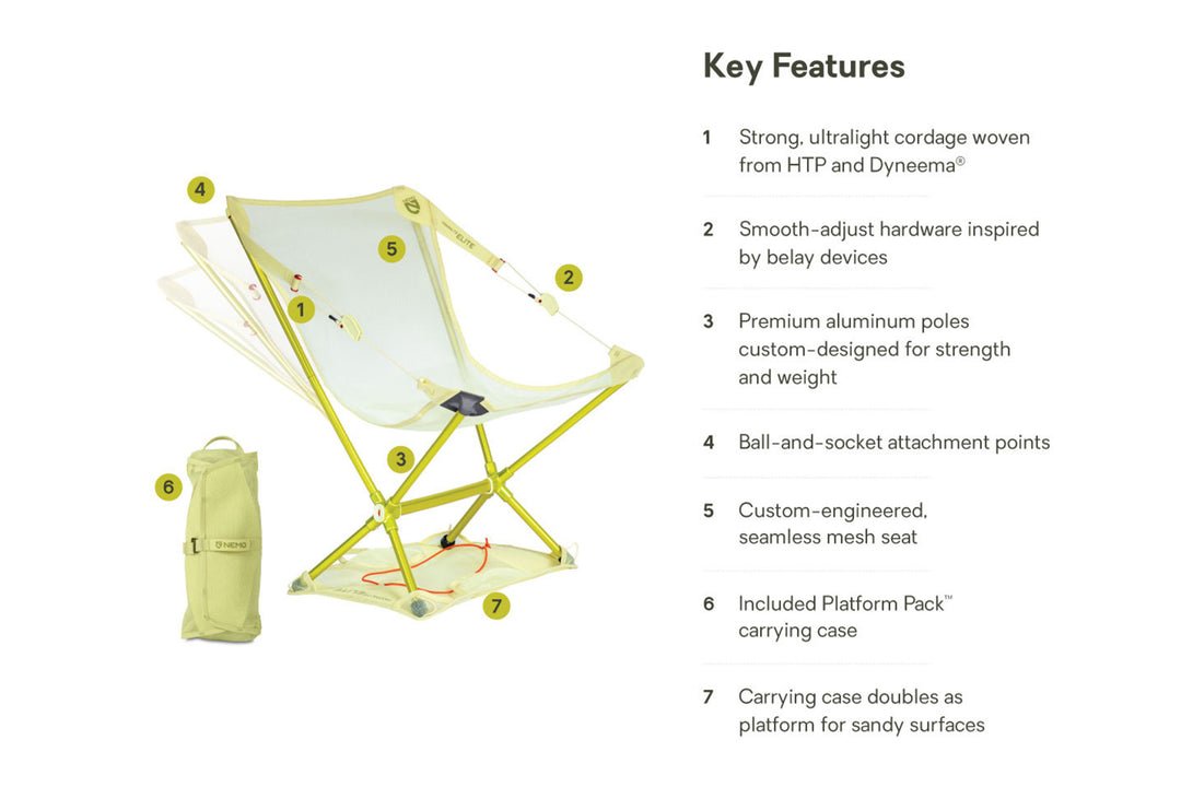 Moonlite™ Elite Reclining Backpacking Chair - Quest Outdoors