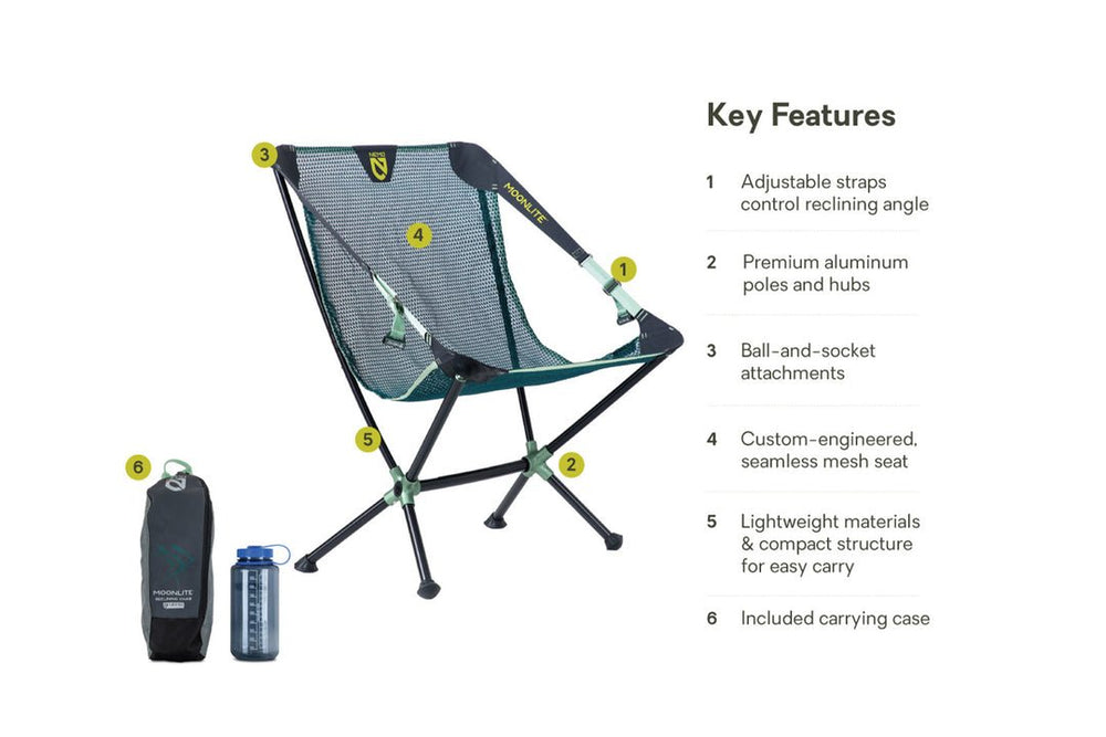 Moonlite™ Reclining Camp Chair - Quest Outdoors