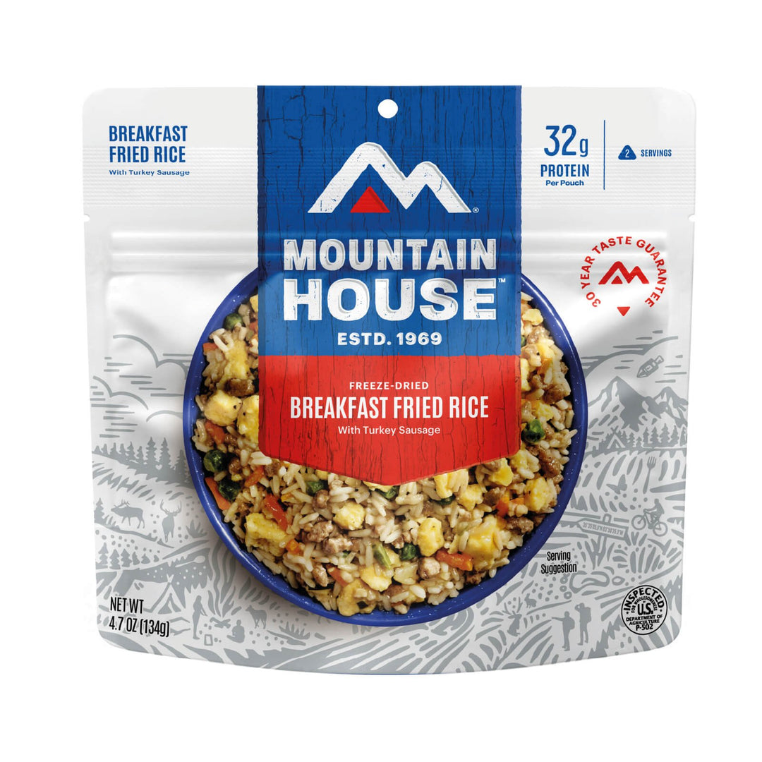 Mountain House Breakfast Fried Rice w/ Turkey Sausage - Quest Outdoors