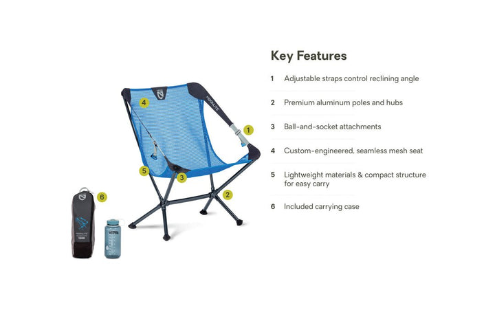 Nemo Moonlite™ Reclining Camp Chair - Quest Outdoors