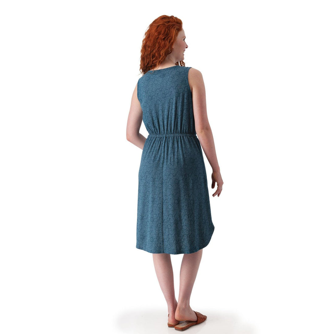 Old Ranch Women's Blue Skies Printed V - Neck Dress - Quest Outdoors