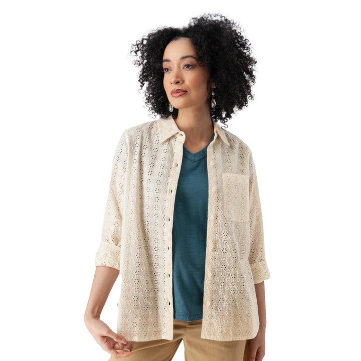 Old Ranch Women's Jaylin Eyelet Long Sleeve - Quest Outdoors