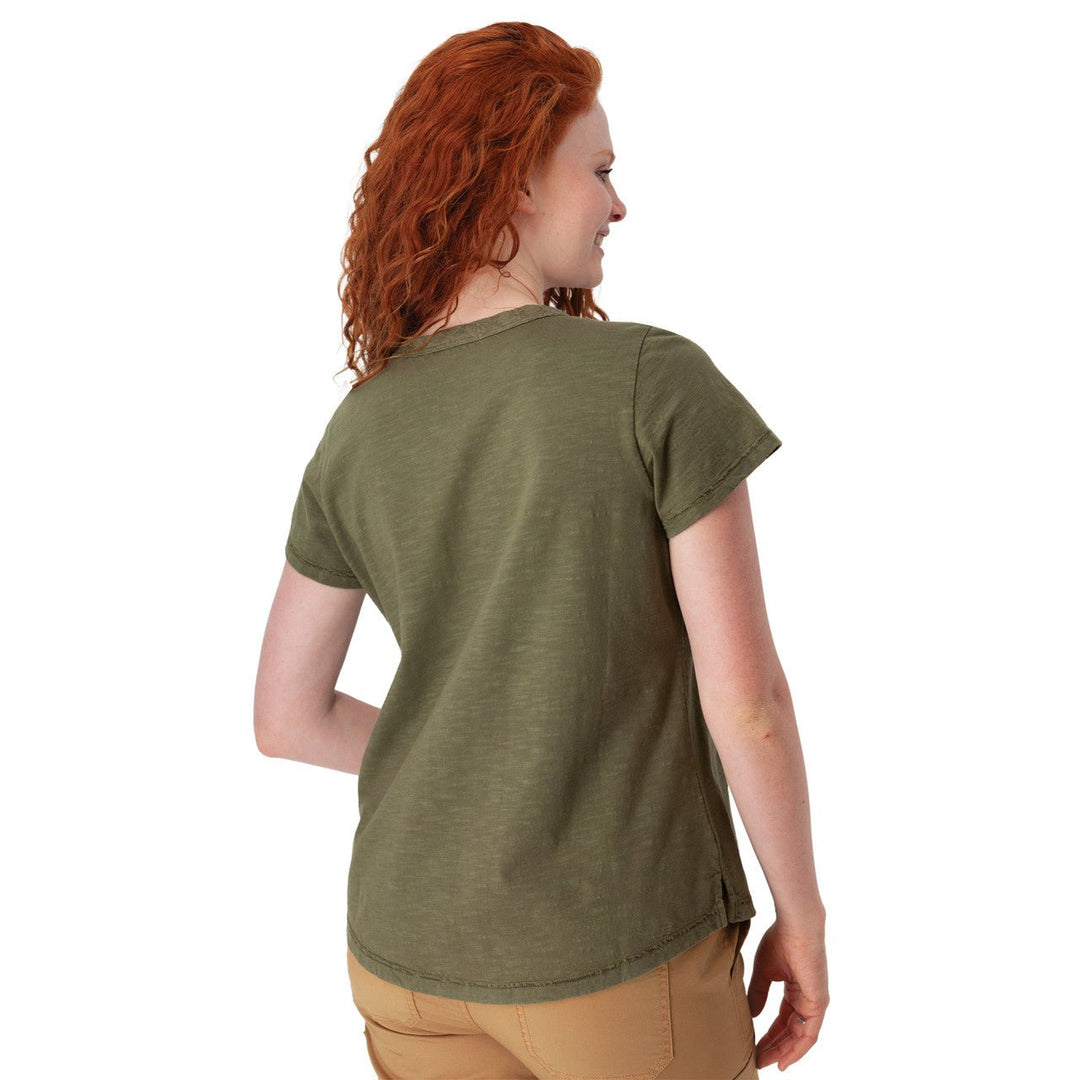 Old Ranch Women's Layla Organic Cotton V - Neck T-Shirt - Quest Outdoors