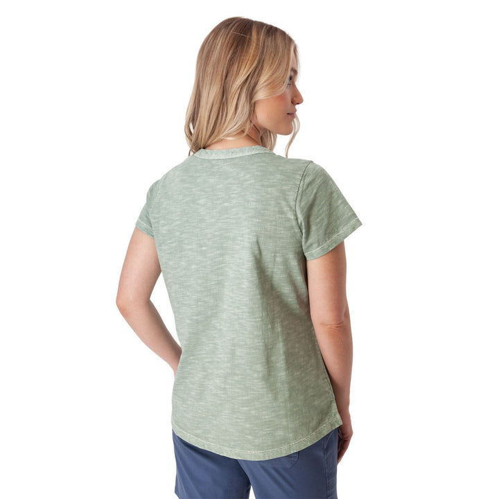 Old Ranch Women's Layla Organic Cotton V - Neck T-Shirt - Quest Outdoors
