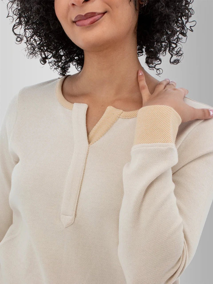 Old Ranch Women's Moonlace Organic Cotton Contrast Top - Quest Outdoors