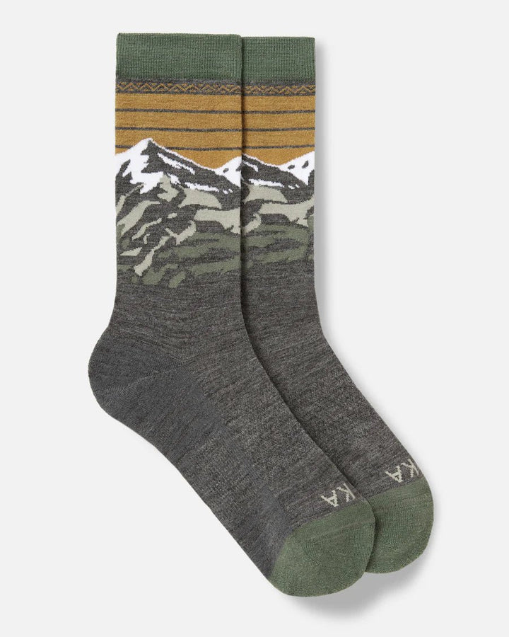 Paka Essential Mountain Crew Socks - Quest Outdoors