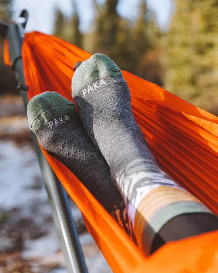 Paka Essential Mountain Crew Socks - Quest Outdoors