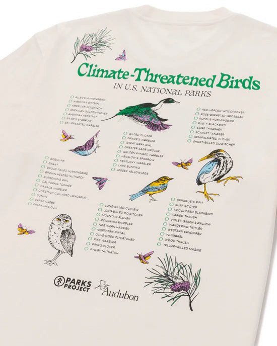 Parks Project X Audubon Bird Checklist Tee - Quest Outdoors