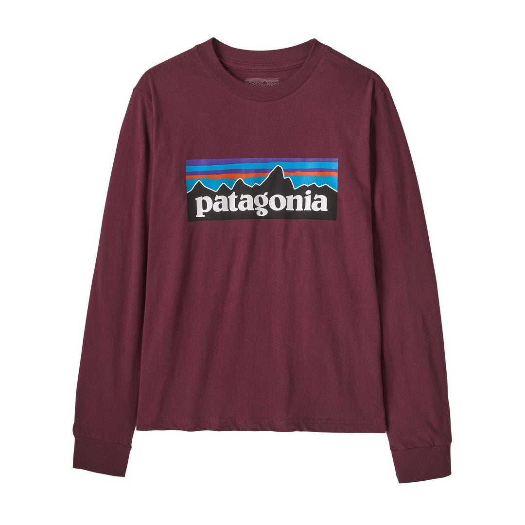 Patagonia Kids' Long-Sleeved P-6 Logo T-Shirt - Quest Outdoors