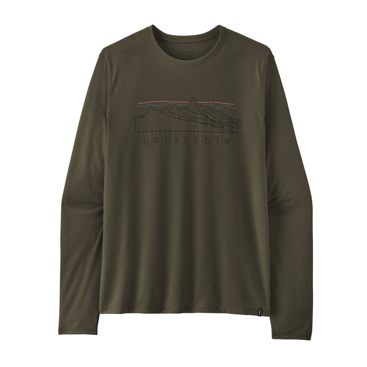 Patagonia Men's Long - Sleeved Cap Cool Trail Shirt Stratapeaks - Quest Outdoors