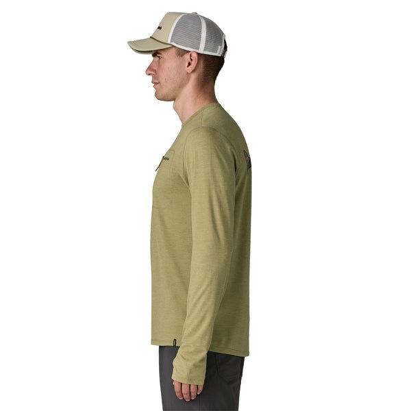 Patagonia Men's Long - Sleeved Capilene Cool Sun Shirt - Fitz Roy Trout - Quest Outdoors