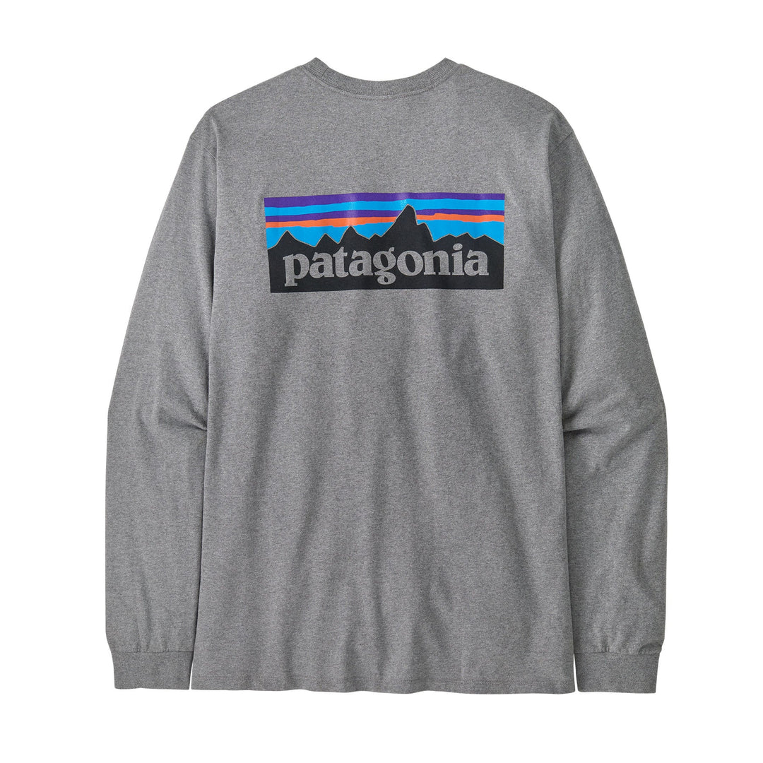 Patagonia Men's Long-Sleeved P-6 Logo Responsibili-Tee - Quest Outdoors