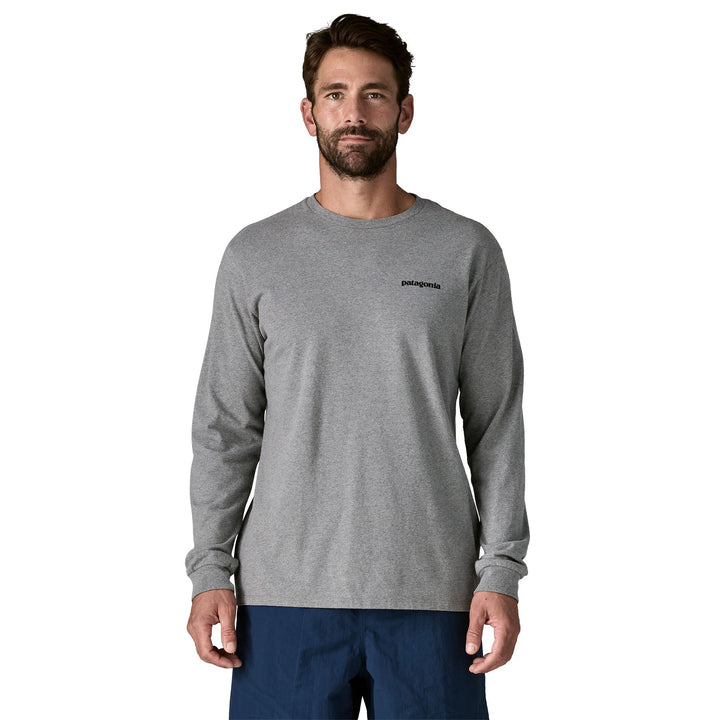 Patagonia Men's Long-Sleeved P-6 Logo Responsibili-Tee - Quest Outdoors