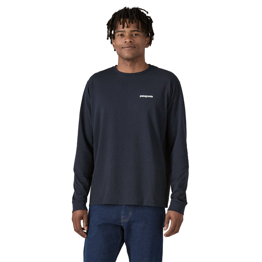 Patagonia Men's Long-Sleeved P-6 Logo Responsibili-Tee - Quest Outdoors
