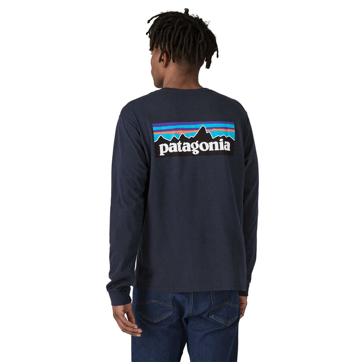 Patagonia Men's Long-Sleeved P-6 Logo Responsibili-Tee - Quest Outdoors