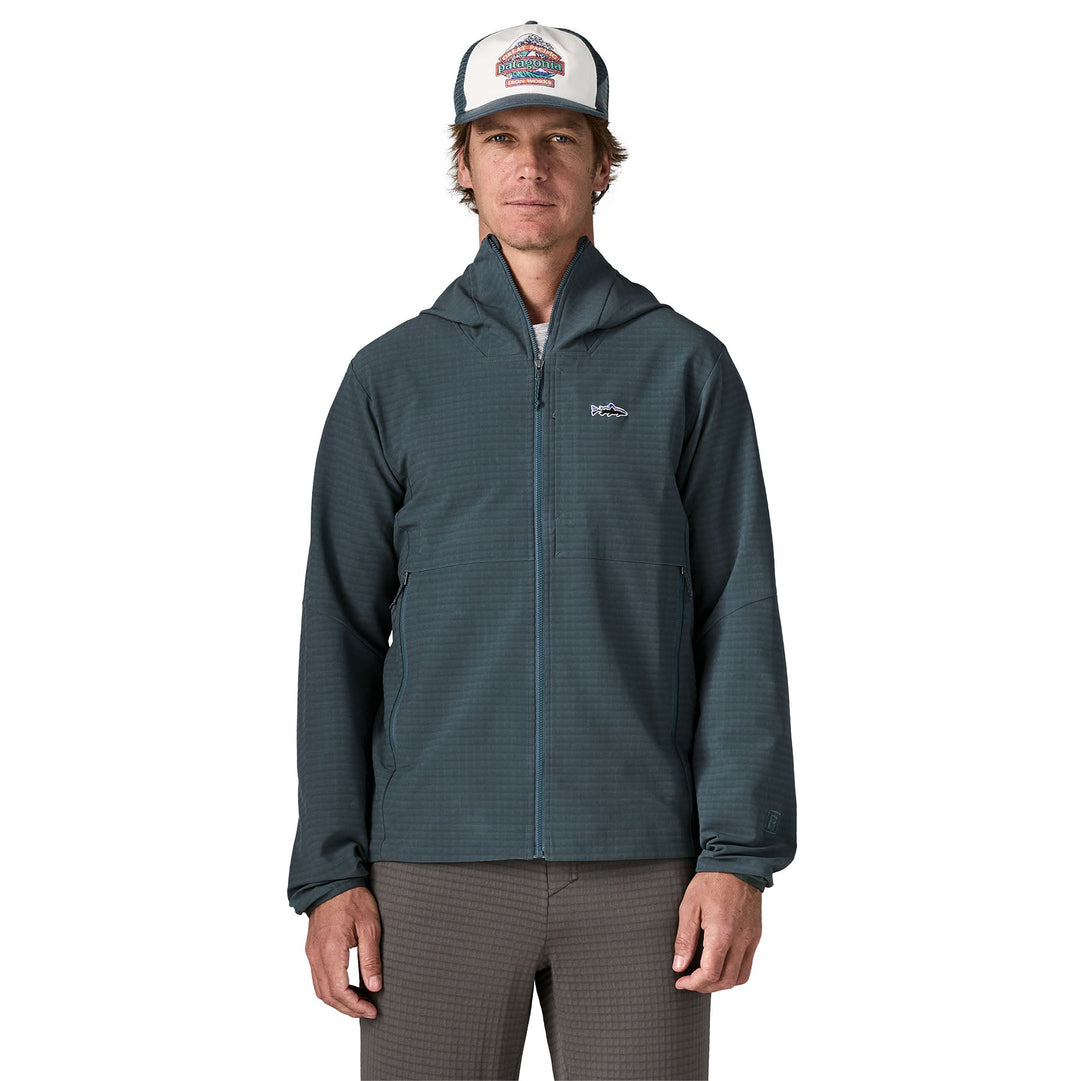Patagonia Men's R1® TechFace Fitz Roy Trout Hoody - Quest Outdoors