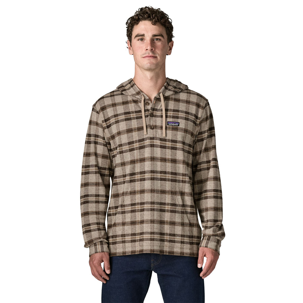Patagonia Men's Stretch Fjord Flannel Pullover Hoody - Quest Outdoors