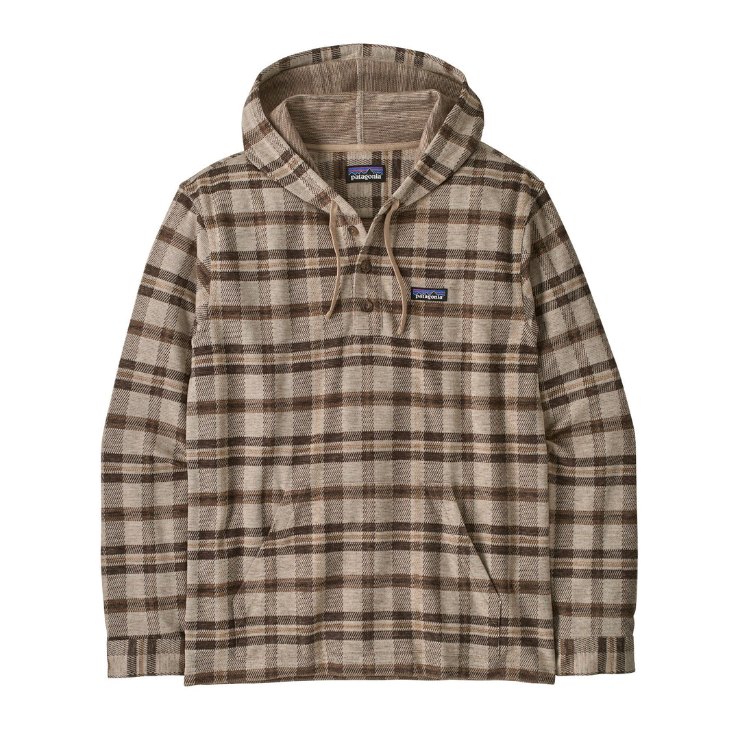 Patagonia Men's Stretch Fjord Flannel Pullover Hoody - Quest Outdoors