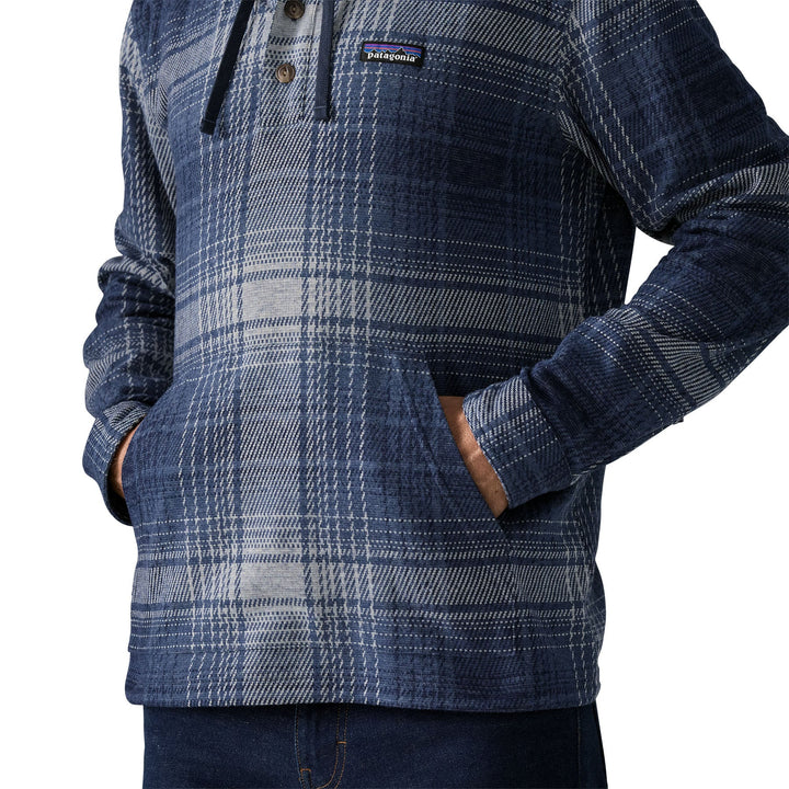 Patagonia Men's Stretch Fjord Flannel Pullover Hoody - Quest Outdoors