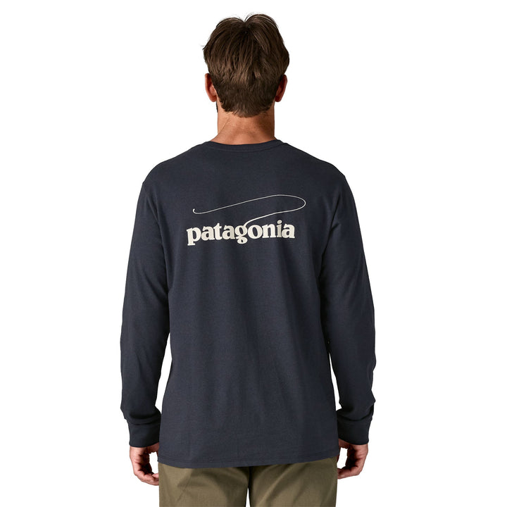 Patagonia M's Long-Sleeved Casting Logo Responsibili-Tee - Quest Outdoors