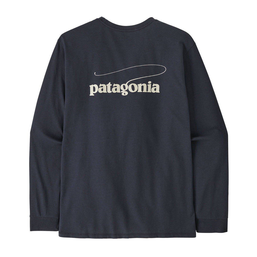 Patagonia M's Long-Sleeved Casting Logo Responsibili-Tee - Quest Outdoors