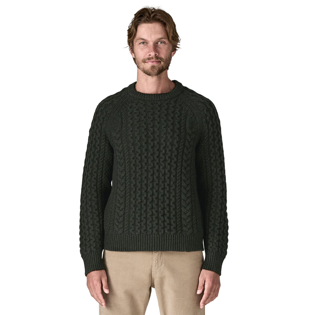 Patagonia Recycled Wool - Blend Cable - Knit Crewneck Sweater - Quest Outdoors