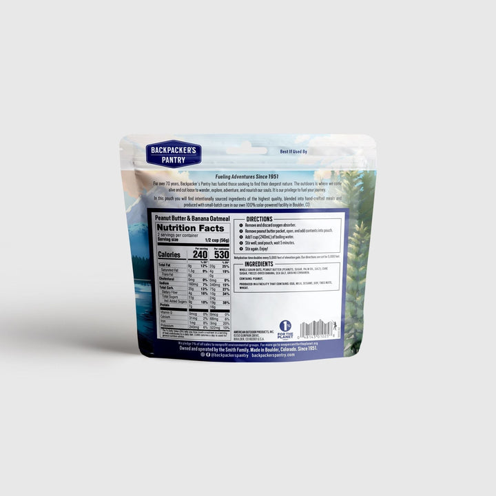 Peanut Butter & Banana Oatmeal (vegan) - Quest Outdoors