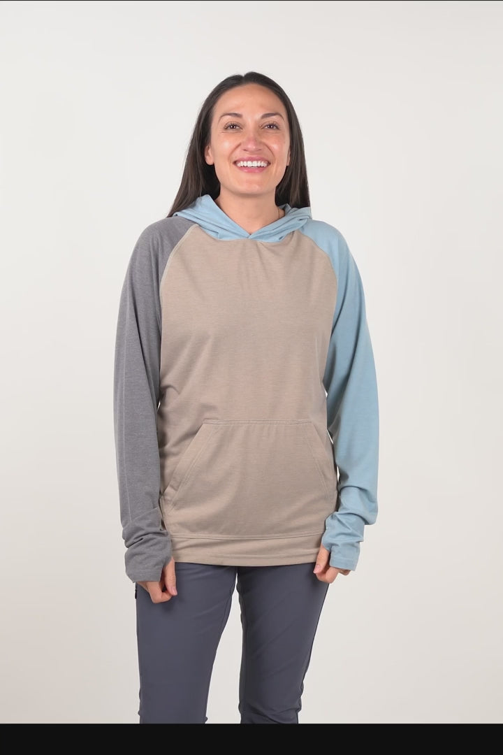 Belong Designs Women's Graphic Traverse Tek Hoodie