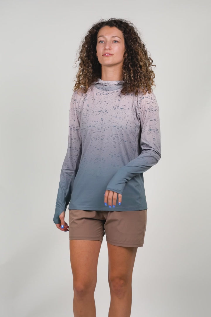 Belong Designs Women's Recycled Ascent UPF50 Sun Hoodie