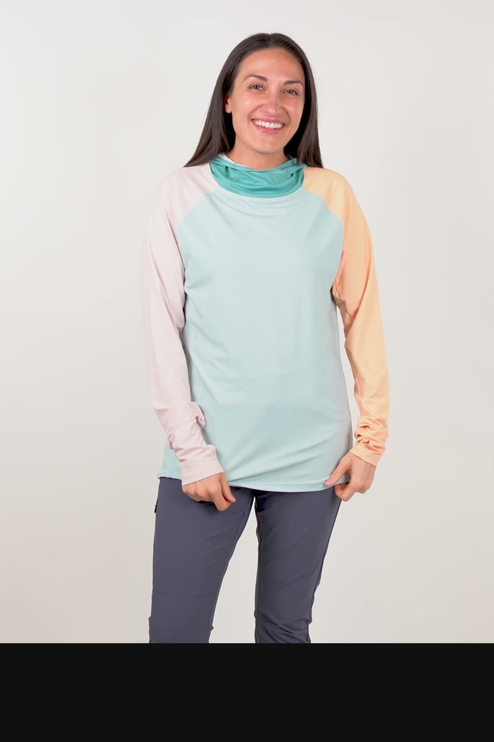 Belong Designs Women's Recycled Ascent UPF50 Sun Hoodie