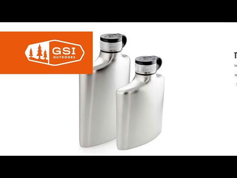 Glacier Stainless Hip Flask 8 FL. OZ.