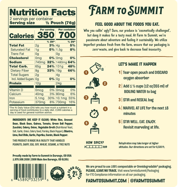 Puebloan Beans and Rice - Quest Outdoors