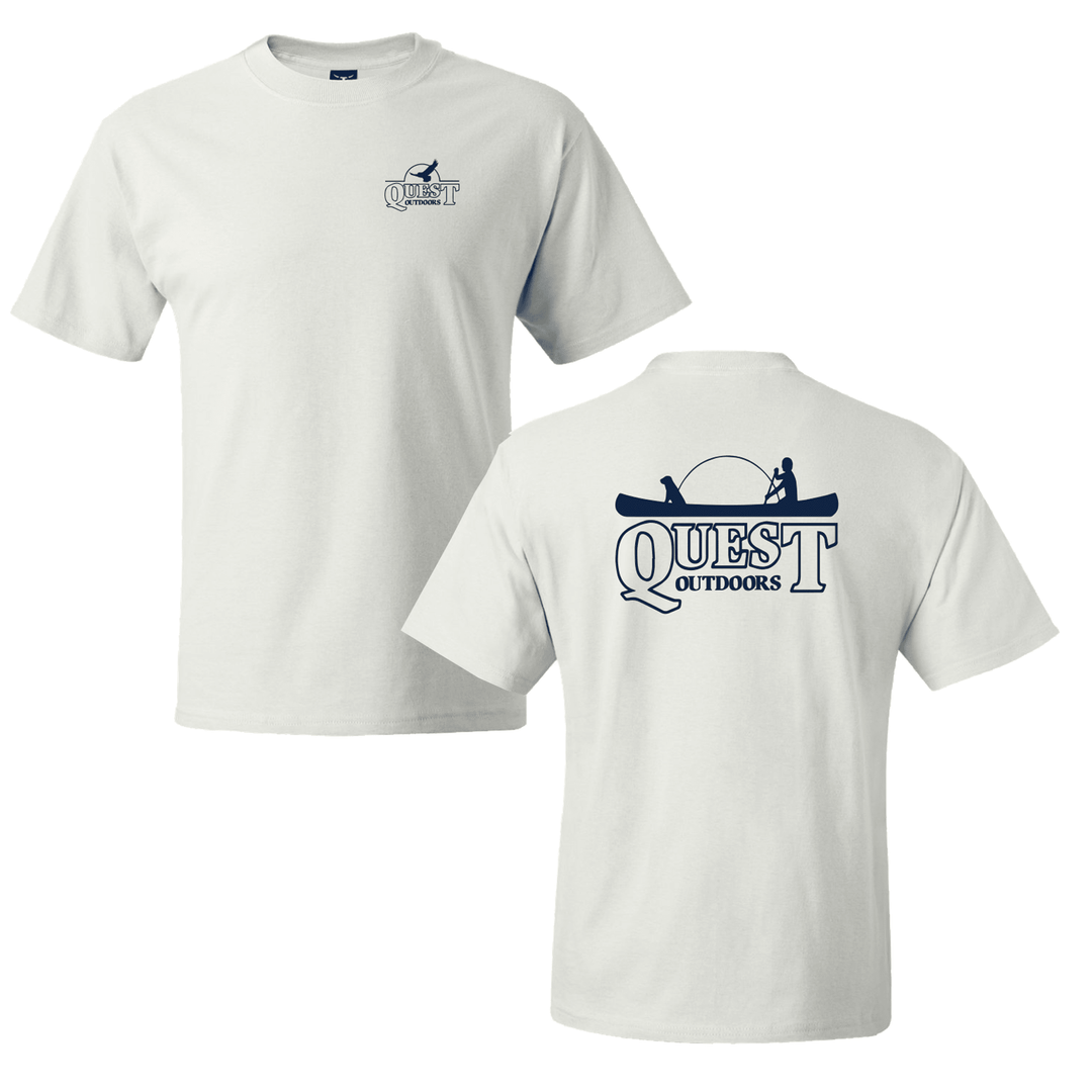 Quest Outdoors Dog Canoe Short - Sleeve Tee - Quest Outdoors