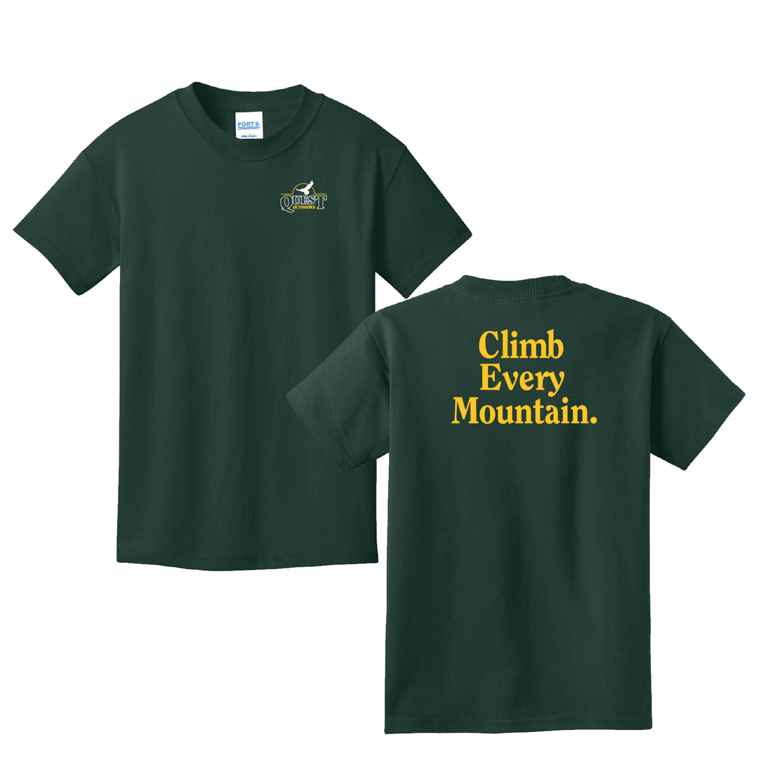 Quest Outdoors Kids' Climb Every Mountain Short - Sleeve Tee - Quest Outdoors