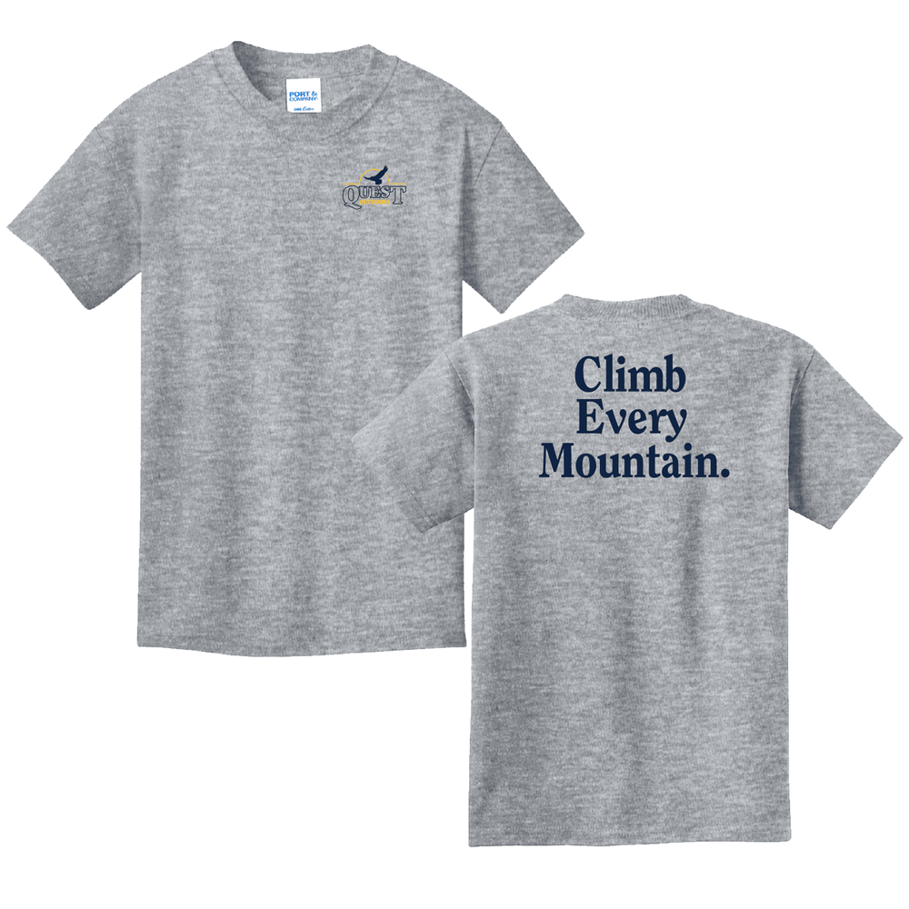 Quest Outdoors Kids' Climb Every Mountain Short - Sleeve Tee - Quest Outdoors