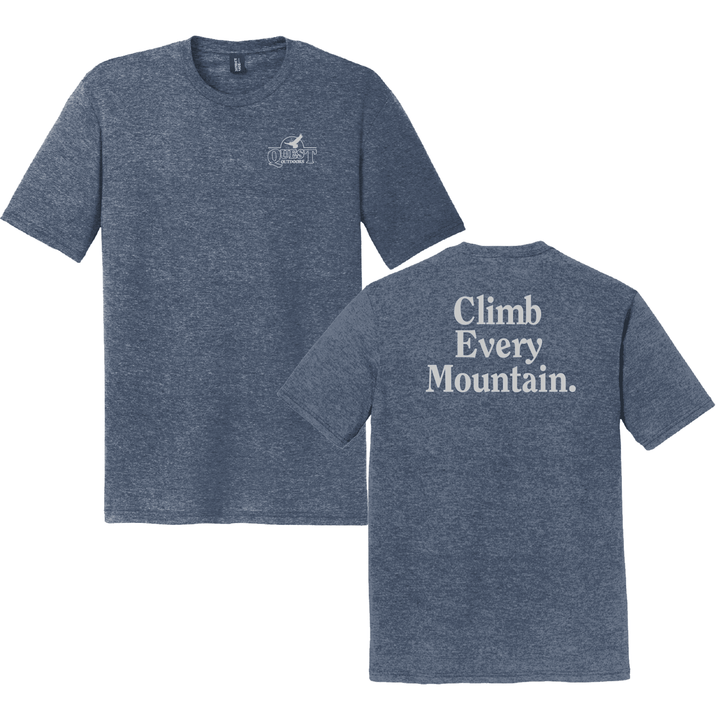 Quest Outdoors Short - Sleeve Climb Every Mountain Tee - Quest Outdoors