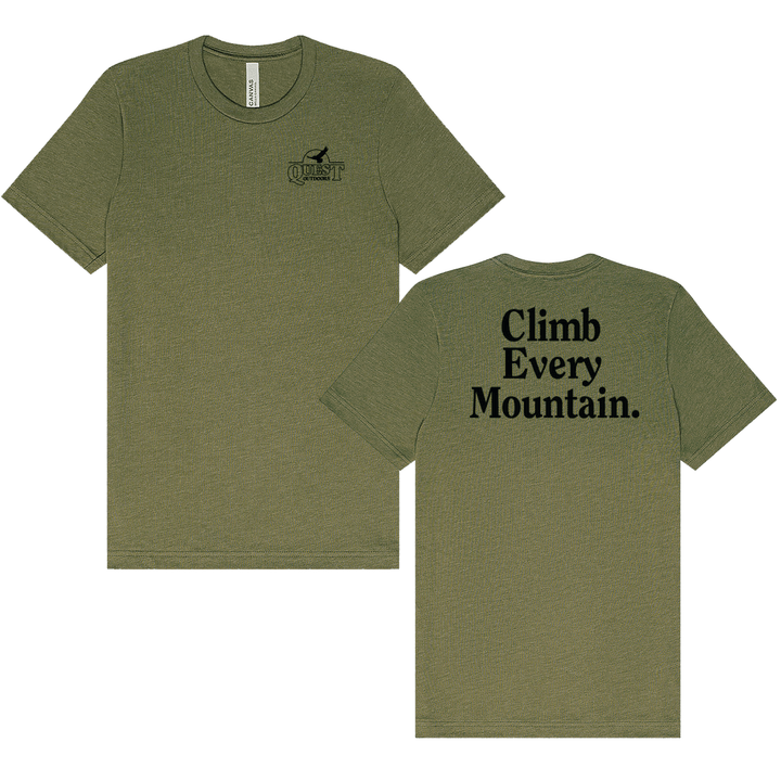 Quest Outdoors Short - Sleeve Climb Every Mountain Tee - Quest Outdoors