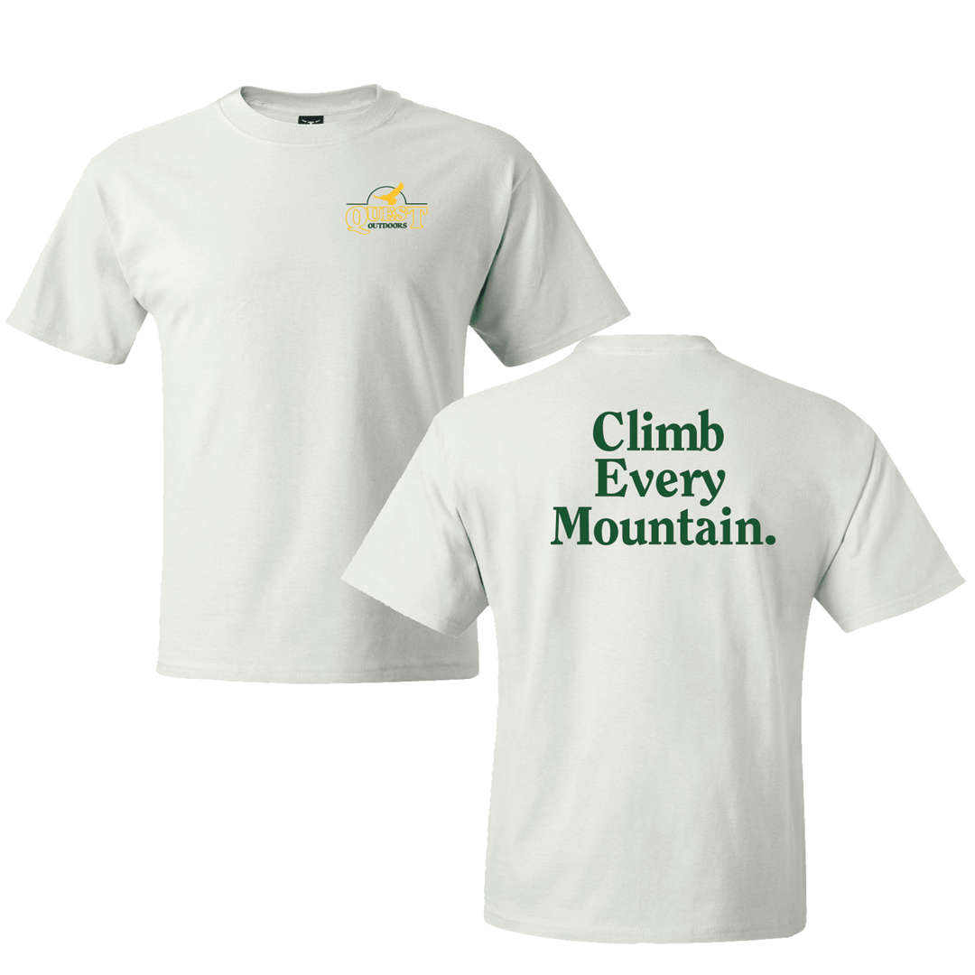 Quest Outdoors Short - Sleeve Climb Every Mountain Tee - Quest Outdoors