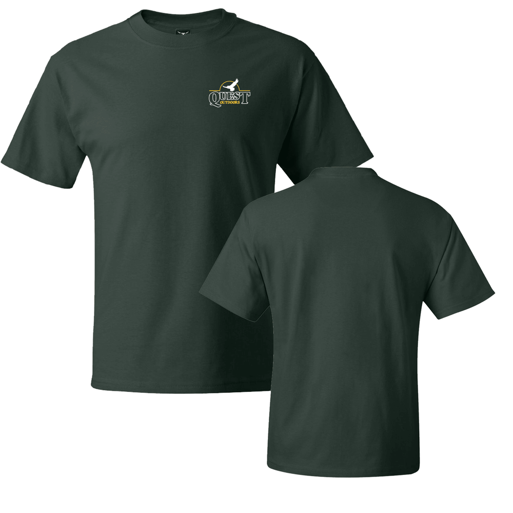 Quest Outdoors Short - Sleeve Plain Back Tee - Quest Outdoors