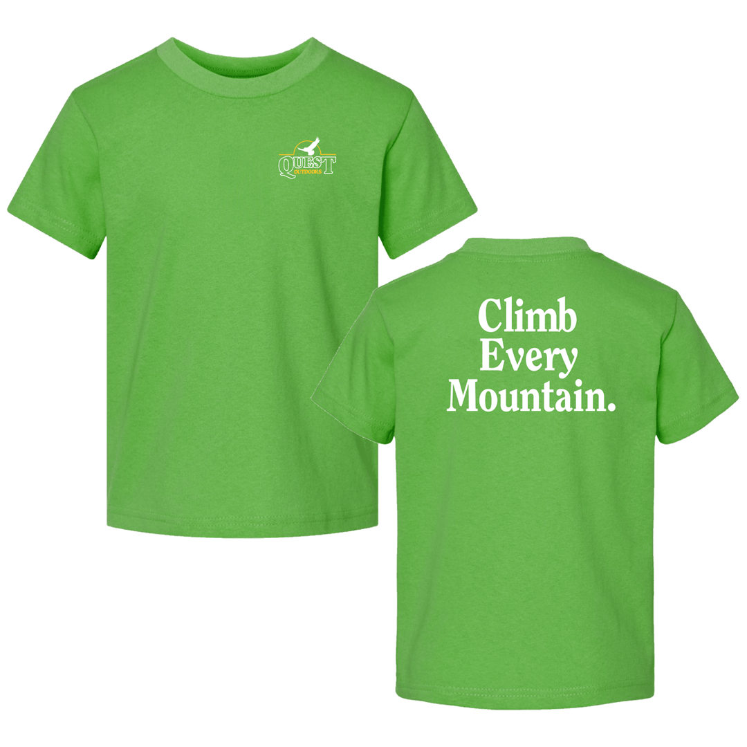 Quest Outdoors Toddlers' Climb Every Mountain Short - Sleeve Tee - Quest Outdoors