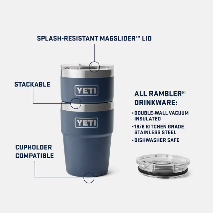 Rambler® 16 oz Stackable Cup WITH MAGSLIDER™ LID - Quest Outdoors