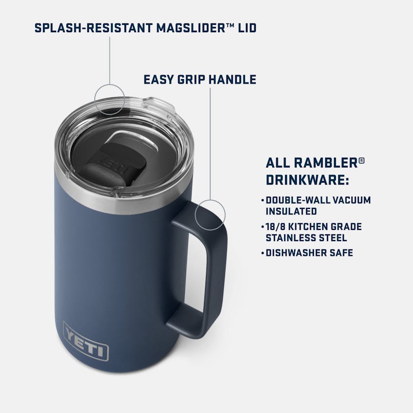 Rambler® 24 oz Mug WITH MAGSLIDER™ LID - Quest Outdoors