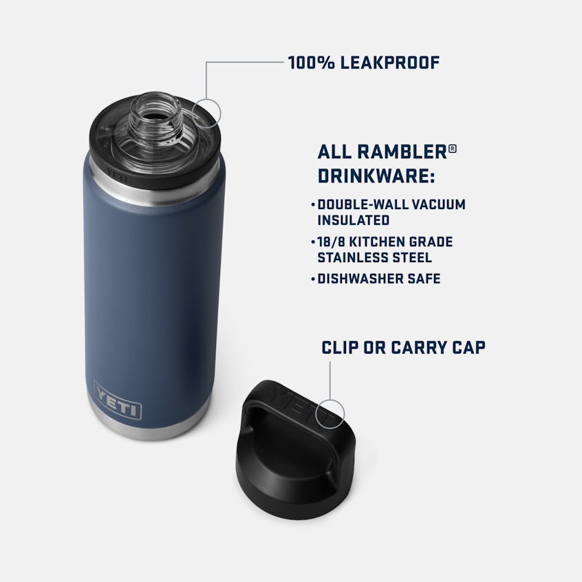 Rambler® 26 oz Water Bottle WITH CHUG CAP - Quest Outdoors
