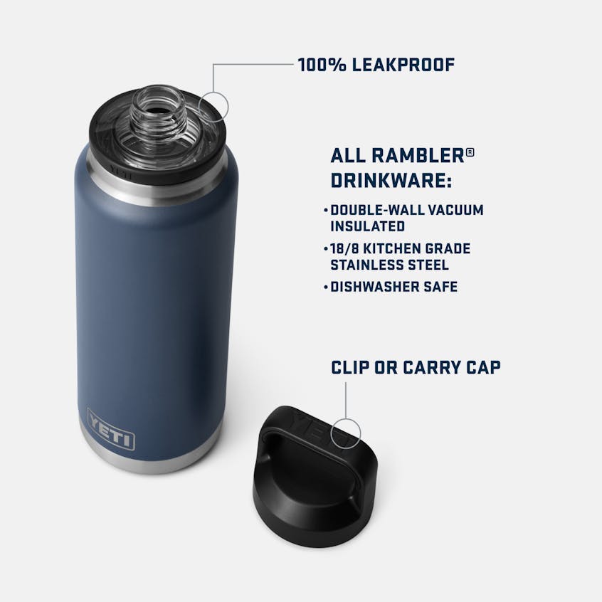 Rambler® 36 oz Water Bottle WITH CHUG CAP - Quest Outdoors
