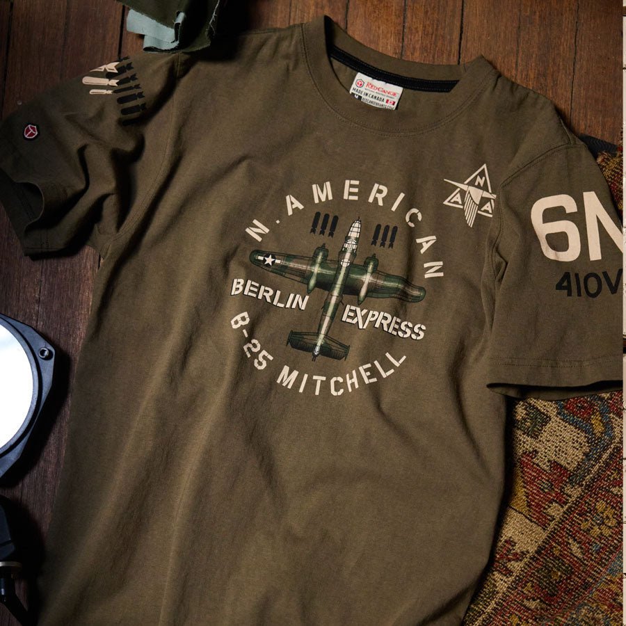 Red Canoe NAA B-25 Mitchell T-Shirt - Quest Outdoors