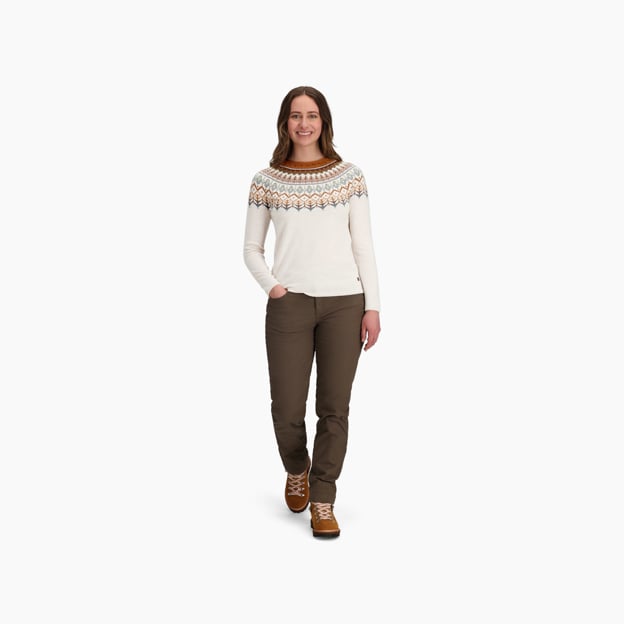 Royal Robbins Women's Westlands Fairisle Crew - Quest Outdoors