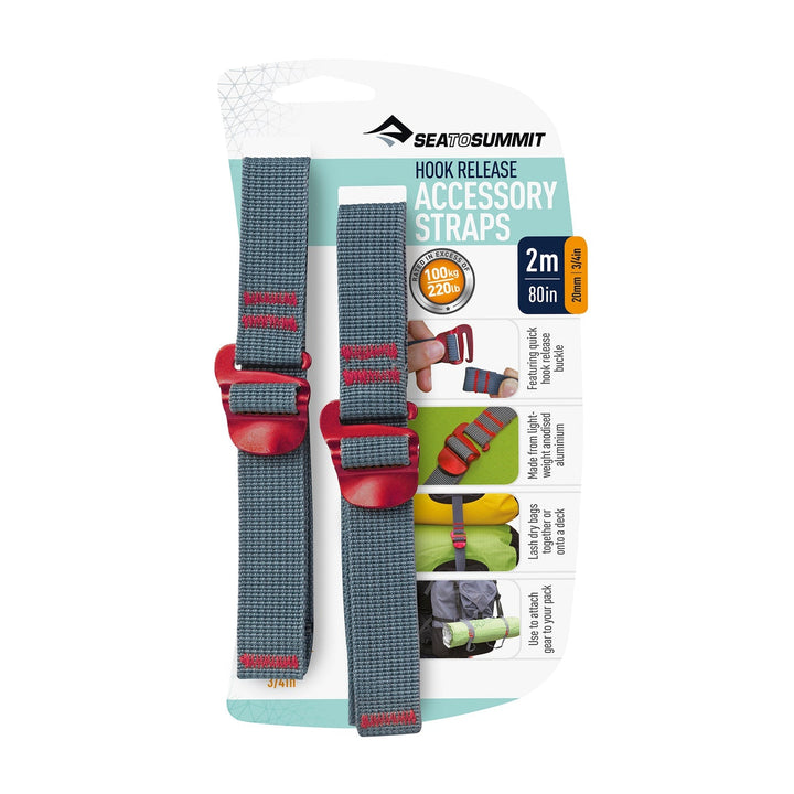 Sea to Summit Accessory Straps with Hook Release - Quest Outdoors